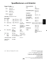 Предварительный просмотр 79 страницы Toshiba 46WM48 Series Owner'S Manual