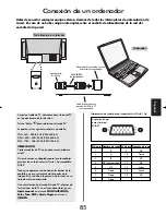 Предварительный просмотр 85 страницы Toshiba 46WM48 Series Owner'S Manual