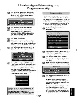 Предварительный просмотр 167 страницы Toshiba 46WM48 Series Owner'S Manual