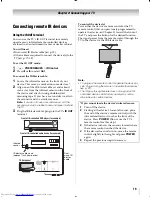 Предварительный просмотр 19 страницы Toshiba 46WX800U Owner'S Manual