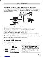 Предварительный просмотр 21 страницы Toshiba 46WX800U Owner'S Manual