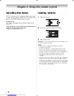 Предварительный просмотр 24 страницы Toshiba 46WX800U Owner'S Manual