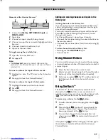 Предварительный просмотр 37 страницы Toshiba 46WX800U Owner'S Manual