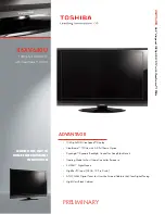 Toshiba 46XV640U - 46" LCD TV Specifications preview