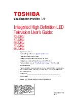 Toshiba 47L7200U User Manual preview