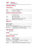 Preview for 188 page of Toshiba 47L7200U User Manual