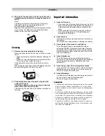 Предварительный просмотр 6 страницы Toshiba 47WL68A Owner'S Manual