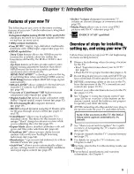 Preview for 9 page of Toshiba 47ZV650U - 47" LCD TV Owner'S Manual