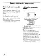 Preview for 20 page of Toshiba 47ZV650U - 47" LCD TV Owner'S Manual