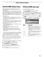 Preview for 61 page of Toshiba 47ZV650U - 47" LCD TV Owner'S Manual