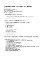 Preview for 2 page of Toshiba 4818-T10 Operating System Installation Manual