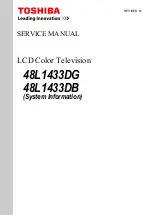 Toshiba 48L1433DB Service Manual preview