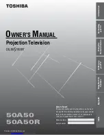 Предварительный просмотр 1 страницы Toshiba 50A50 Owner'S Manual