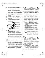 Предварительный просмотр 4 страницы Toshiba 50HM67 - 50" Rear Projection TV Owner'S Manual