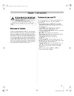 Предварительный просмотр 9 страницы Toshiba 50HM67 - 50" Rear Projection TV Owner'S Manual