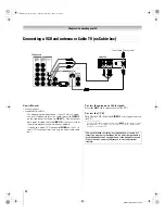 Предварительный просмотр 14 страницы Toshiba 50HM67 - 50" Rear Projection TV Owner'S Manual