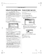 Предварительный просмотр 35 страницы Toshiba 50HM67 - 50" Rear Projection TV Owner'S Manual