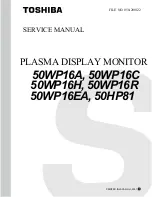 Toshiba 50HP81 Service Manual предпросмотр