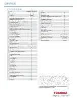 Preview for 2 page of Toshiba 50HPX95 Specifications