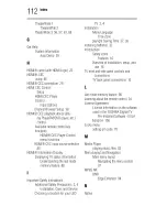 Preview for 112 page of Toshiba 50L1450U User Manual