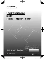 Toshiba 50L2300 series Owner'S Manual preview