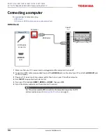 Preview for 34 page of Toshiba 50L711M18 Manual