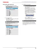 Preview for 55 page of Toshiba 50L711M18 Manual