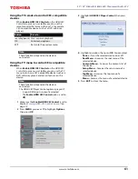 Preview for 61 page of Toshiba 50L711M18 Manual