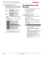 Preview for 62 page of Toshiba 50L711M18 Manual