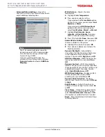 Preview for 66 page of Toshiba 50L711M18 Manual