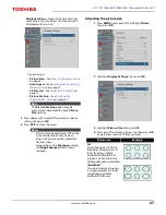 Preview for 67 page of Toshiba 50L711M18 Manual