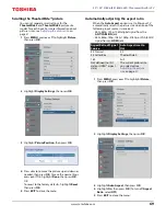 Preview for 69 page of Toshiba 50L711M18 Manual