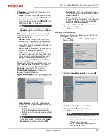 Preview for 71 page of Toshiba 50L711M18 Manual