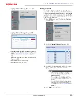 Preview for 73 page of Toshiba 50L711M18 Manual