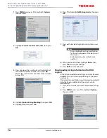 Preview for 76 page of Toshiba 50L711M18 Manual