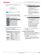 Preview for 77 page of Toshiba 50L711M18 Manual