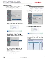 Preview for 78 page of Toshiba 50L711M18 Manual