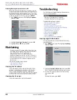 Preview for 84 page of Toshiba 50L711M18 Manual