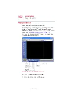 Предварительный просмотр 102 страницы Toshiba 5105-S501 - Satellite - Pentium 4-M 1.7 GHz User Manual