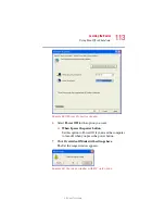 Предварительный просмотр 113 страницы Toshiba 5105-S501 - Satellite - Pentium 4-M 1.7 GHz User Manual