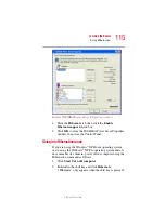 Предварительный просмотр 115 страницы Toshiba 5105-S501 - Satellite - Pentium 4-M 1.7 GHz User Manual