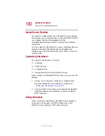 Предварительный просмотр 180 страницы Toshiba 5105-S501 - Satellite - Pentium 4-M 1.7 GHz User Manual