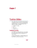 Предварительный просмотр 197 страницы Toshiba 5105-S501 - Satellite - Pentium 4-M 1.7 GHz User Manual