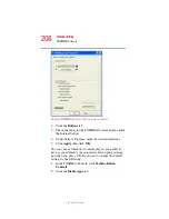 Предварительный просмотр 208 страницы Toshiba 5105-S501 - Satellite - Pentium 4-M 1.7 GHz User Manual