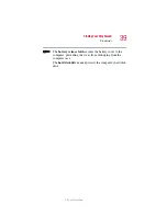 Предварительный просмотр 39 страницы Toshiba 5105-S607 User Manual