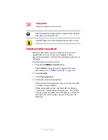 Предварительный просмотр 58 страницы Toshiba 5105-S607 User Manual