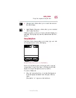 Предварительный просмотр 65 страницы Toshiba 5105-S607 User Manual