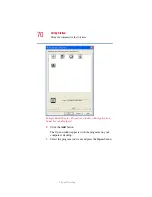 Предварительный просмотр 70 страницы Toshiba 5105-S607 User Manual