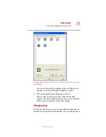 Предварительный просмотр 71 страницы Toshiba 5105-S607 User Manual