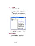 Предварительный просмотр 74 страницы Toshiba 5105-S607 User Manual